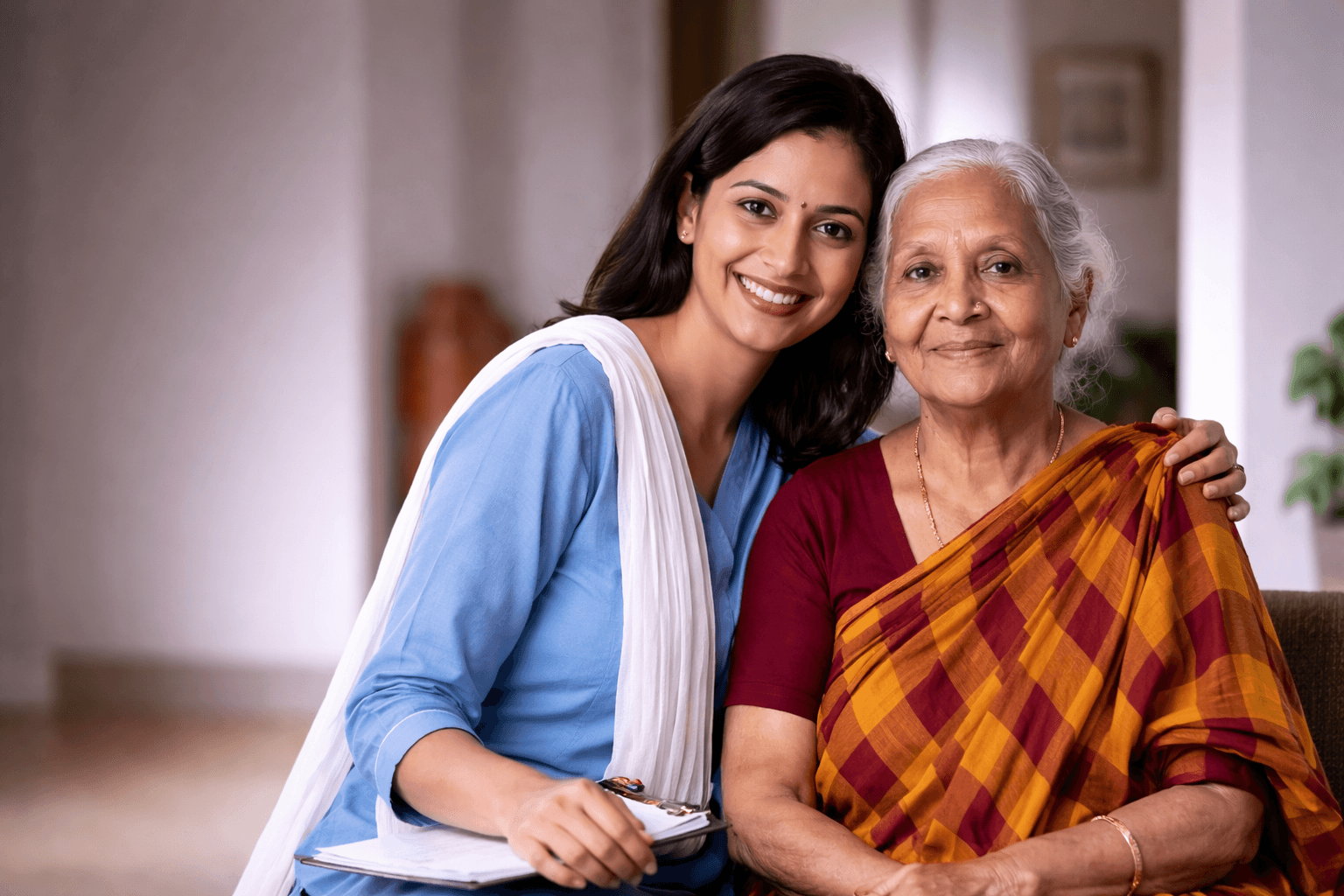 Kareverse Care Manager with elderly parent
