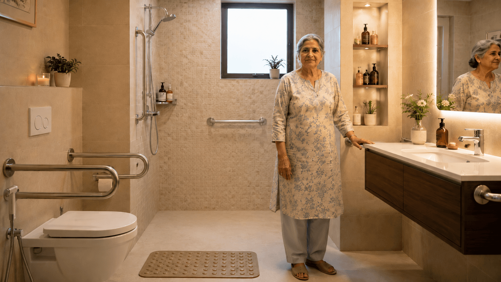 The Complete Guide to Bathroom Safety for Seniors in Indian Homes
