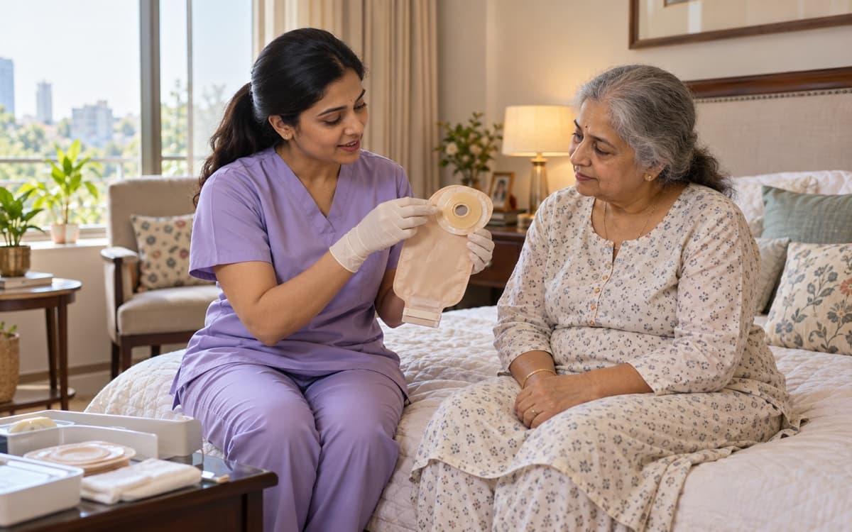 Stoma / colostomy bag care