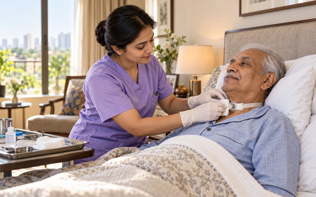 Tracheostomy tube care