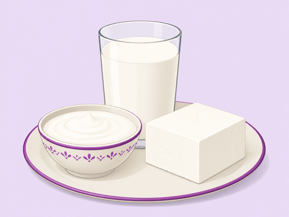 Milk, Curd, and Paneer
