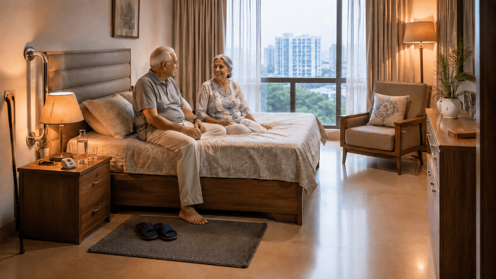 How to Set Up a Safe Bedroom for Elderly Parents in a Bangalore Apartment