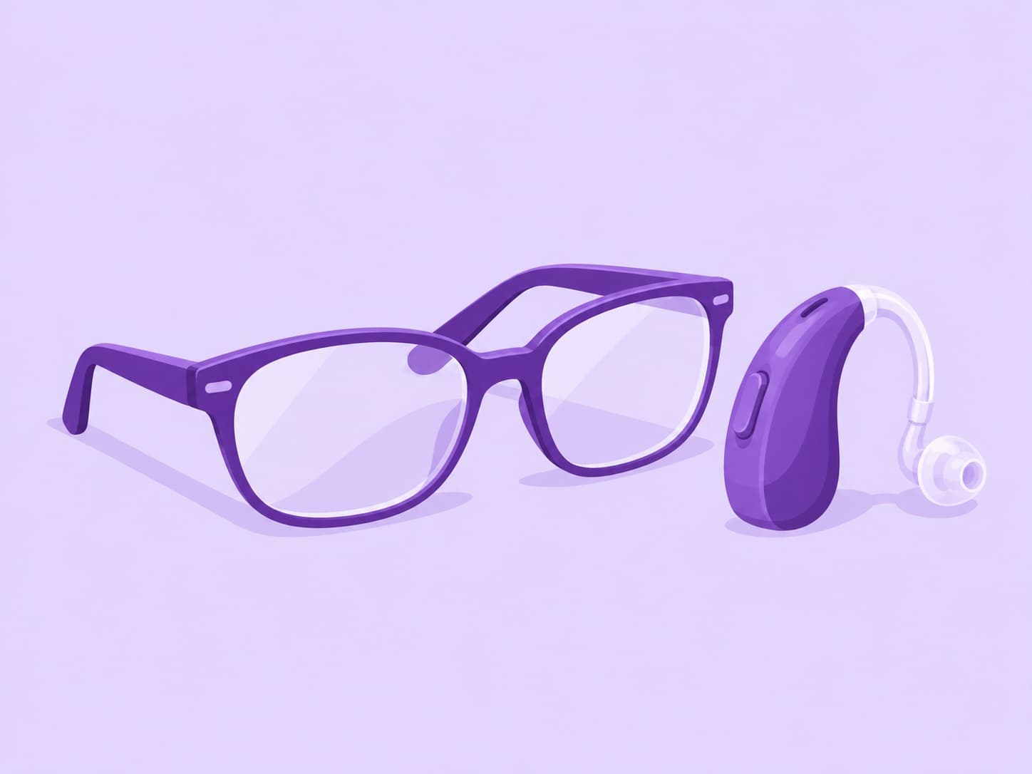Glasses and Hearing Aids
