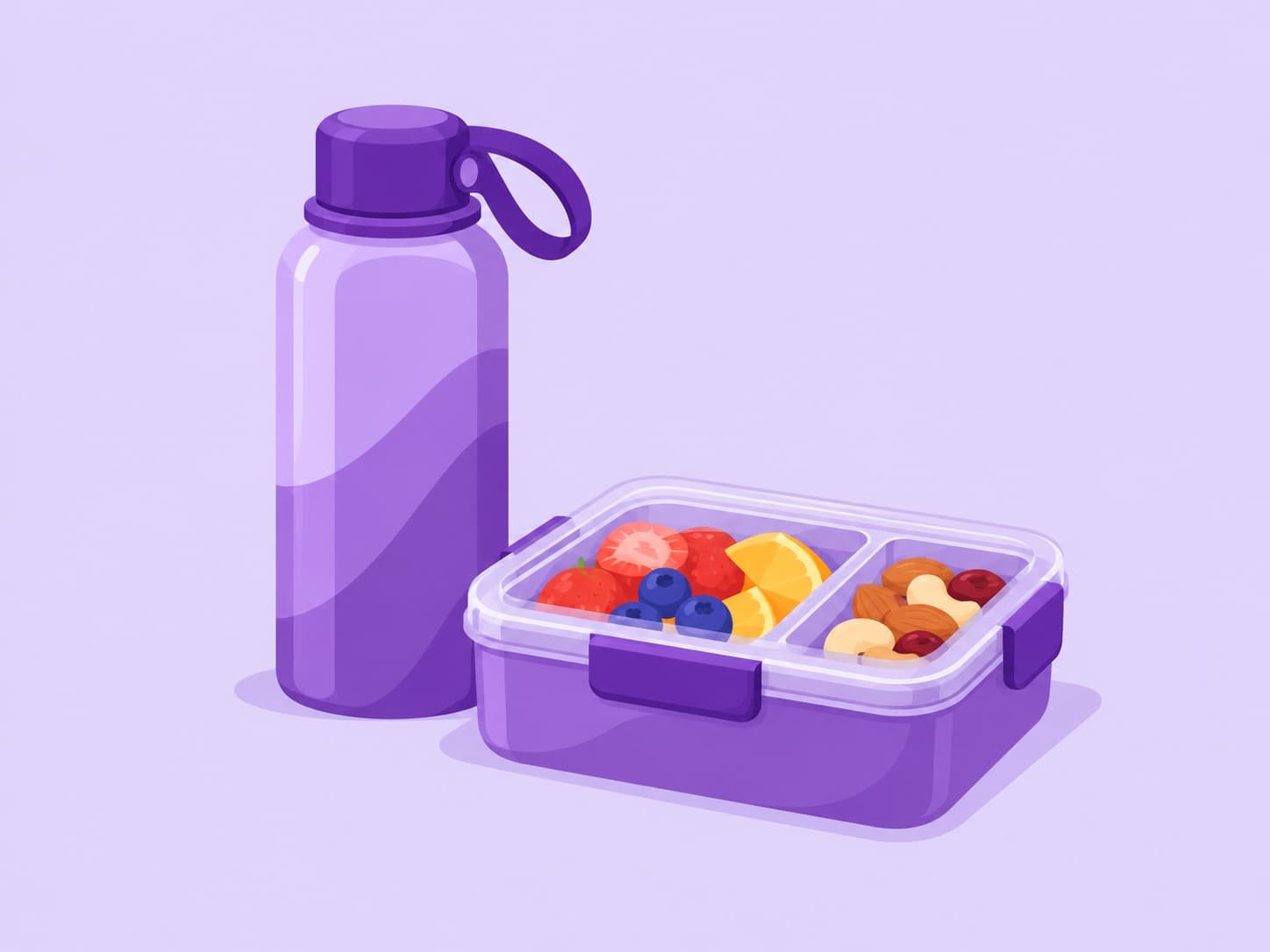 Water and a Light Snack