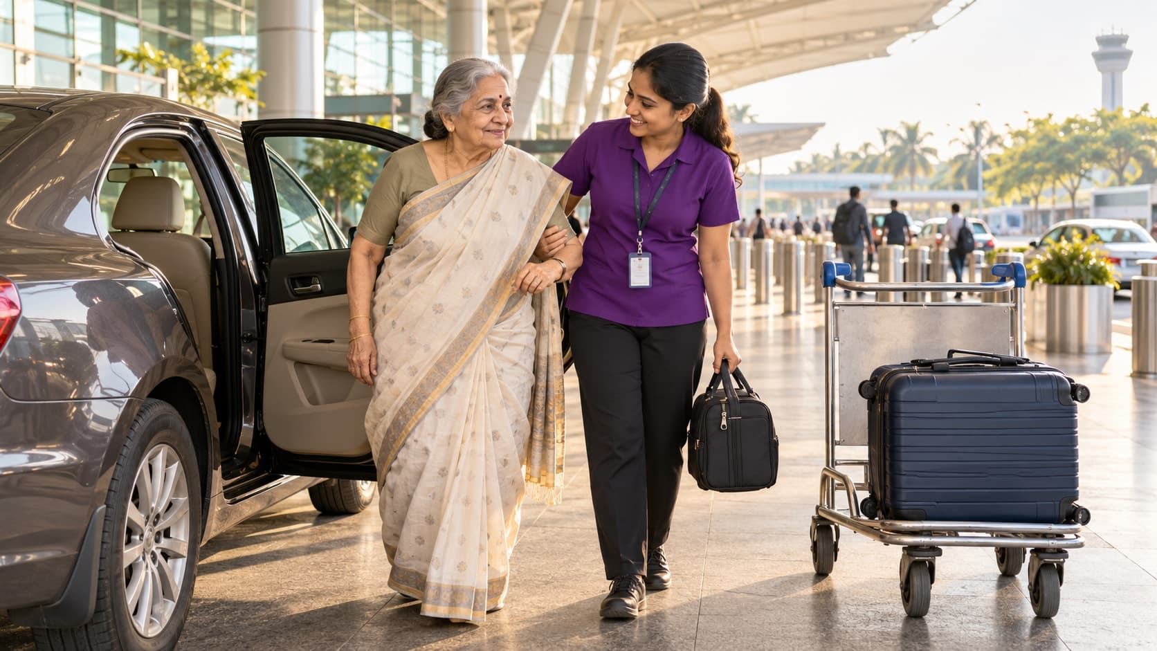 Flying with Elderly Parents from Bangalore