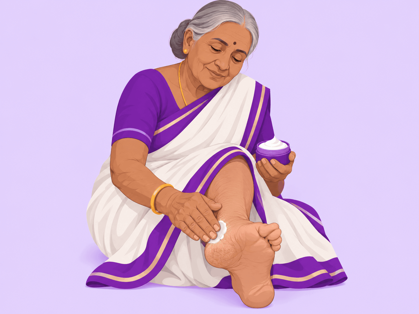 Moisturise, Not Between Toes