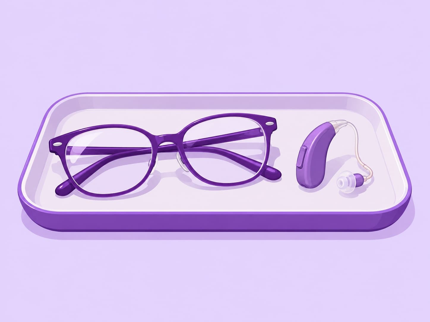 Glasses and Hearing Aids