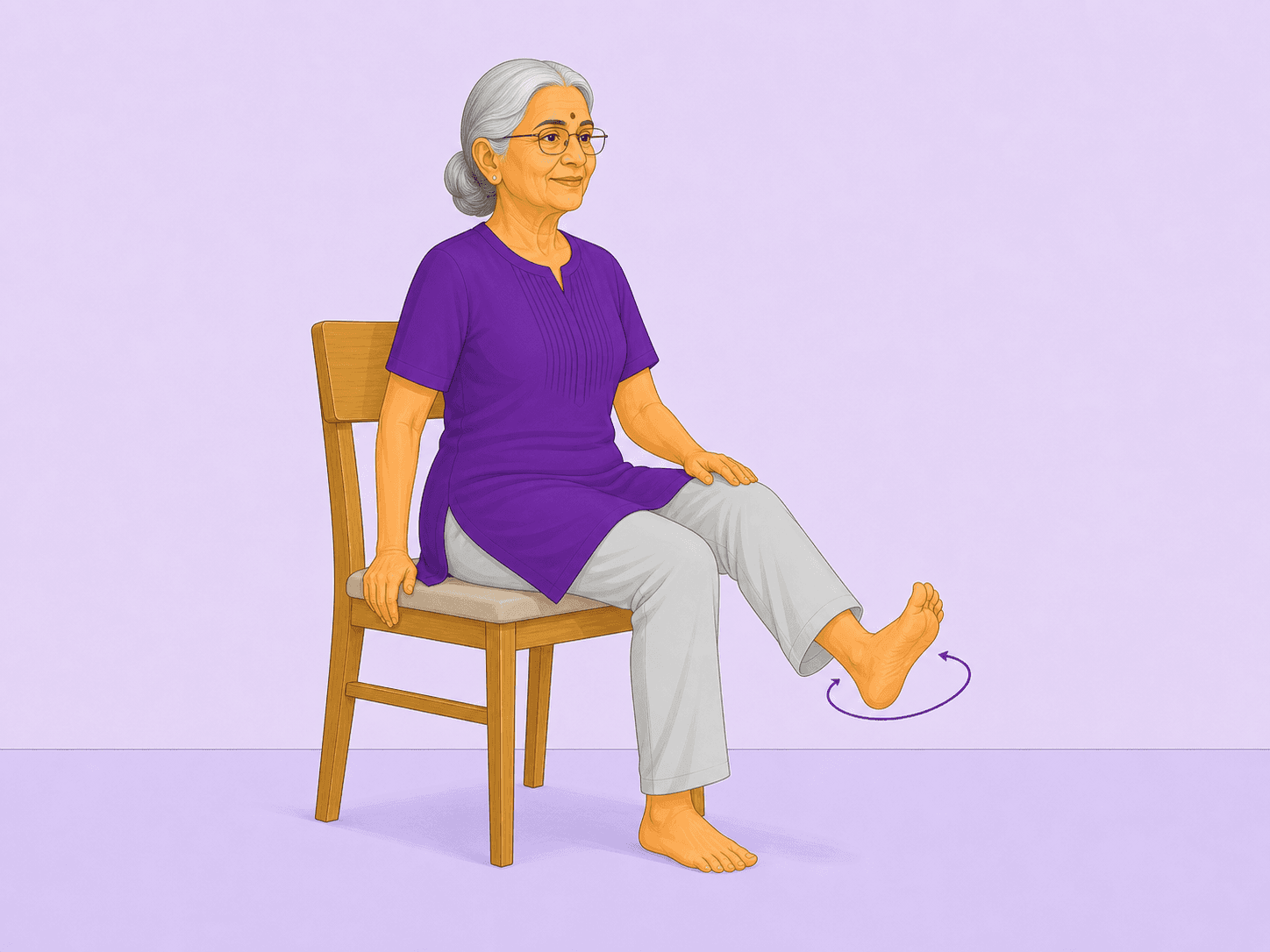 Ankle Circles and Toe Stretches