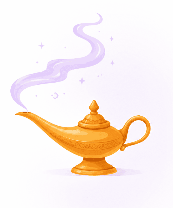 Genie magic lamp